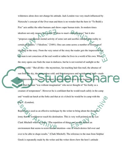 Jack London as an Idealist Writer