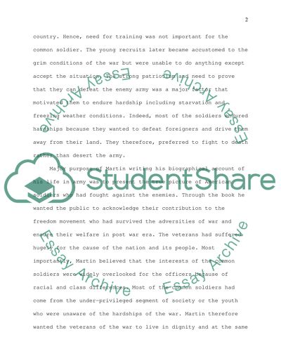 Why did men like Joseph Plumb Martin join the army