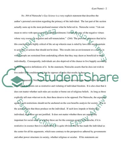 Two Opposing Perspectives on Egoism of Nietsche and Kierkegaard