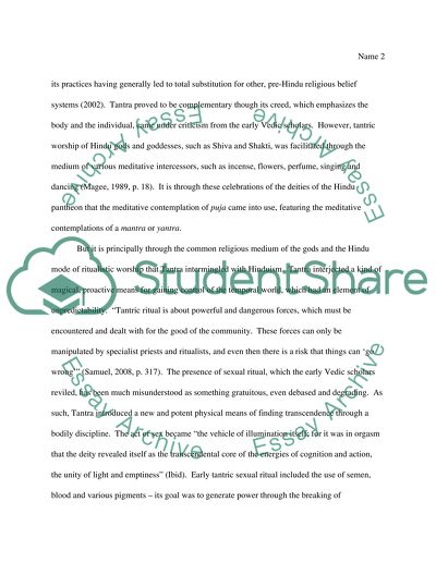 Tantra and Hinduism: Shared Philosophy and Common Faith