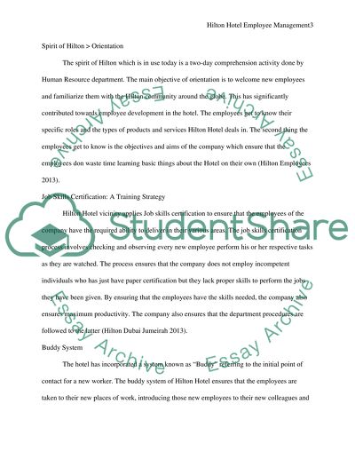 Hilton Hotel Employee Management