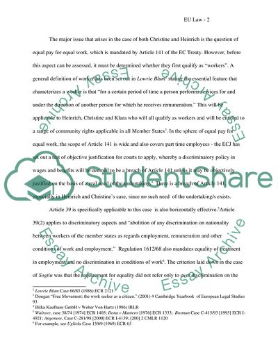 The Legal Issues Scenarios