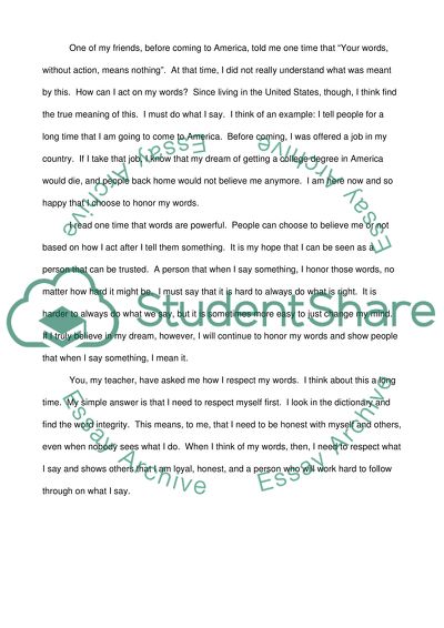 How Can I Act on My Words