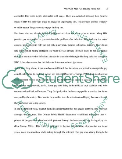 The Risks of Contracting HIV