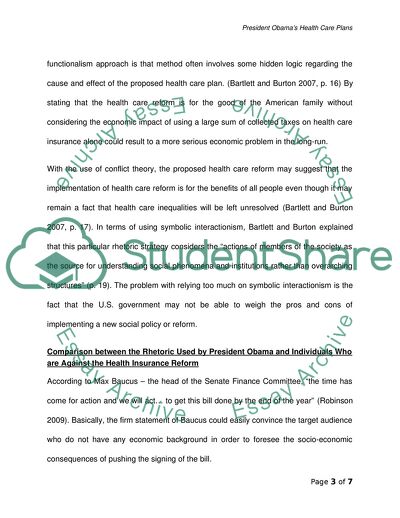 President Obamas Health Care Plans