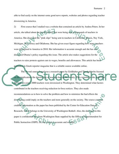 Todays Downsizing Teachers in the America