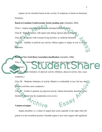 The Most Common Symptom of Angina