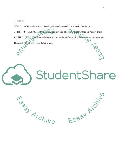 Influence of modern music on teenagers