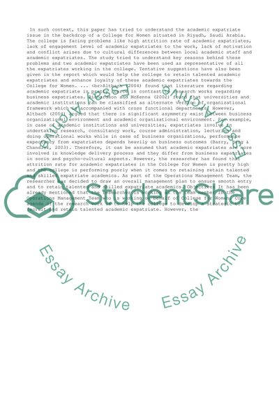 Motivation of the Female Expatriate to Work