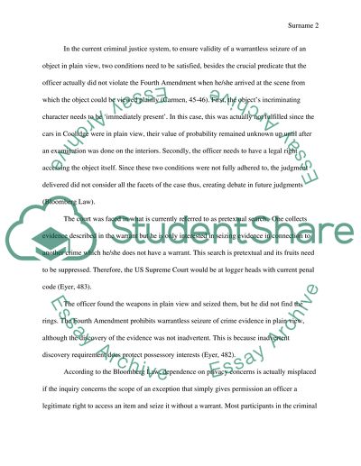 Constitutional Law: Horton v. California