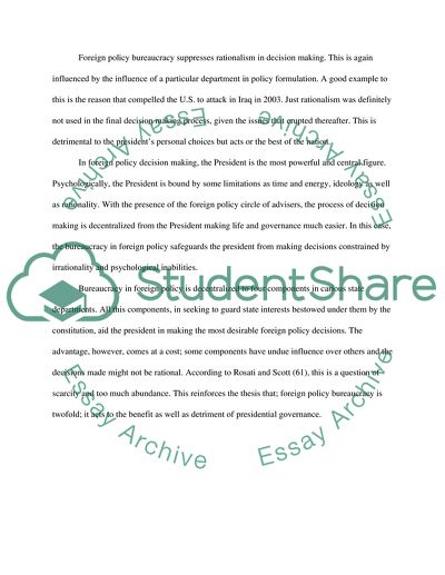 American Foreign Policy