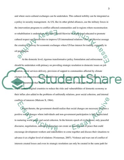 Social Changes in the United States to Move toward Being a More Peaceful