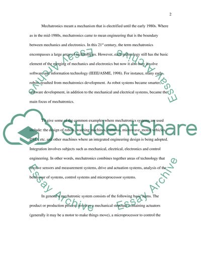 Search on Mechatronic