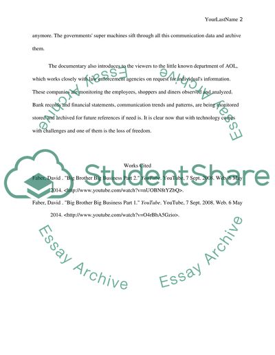 Summary Report - Electronic Privacy