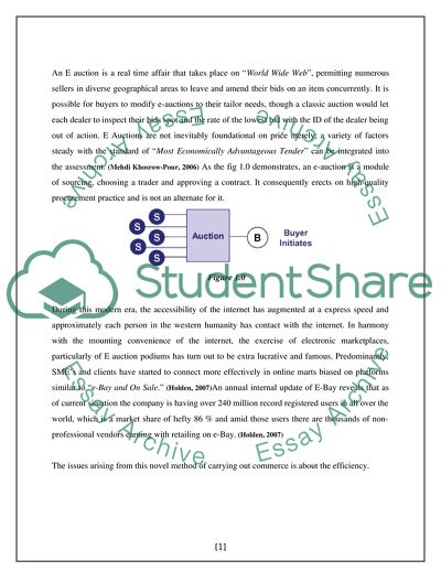 Trust in Online Auctions