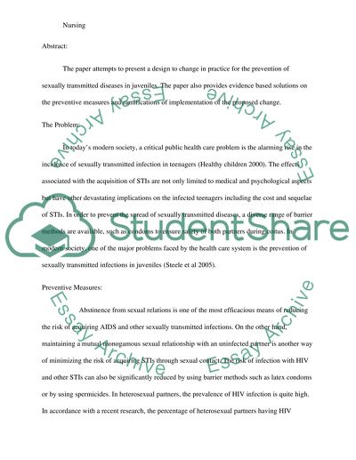 Preventing STI on Juveniles