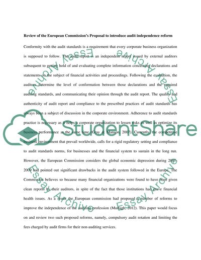 The European Commissions Proposal