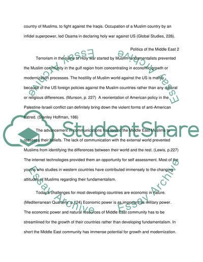 Politics of the Middle East