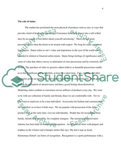 Consumerism and Car Design