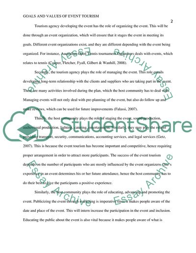 The Principles of the Event Tourism: Australia