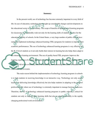 The Benefits of Technological Learning Programs