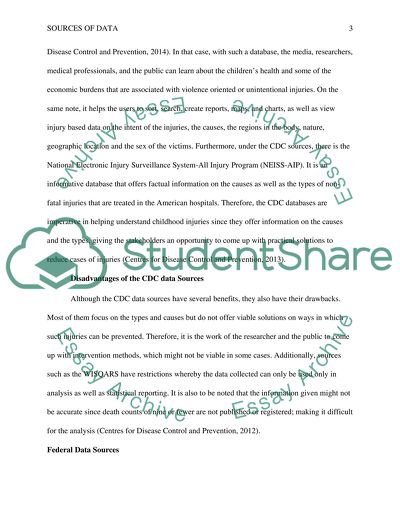 Sources of Data Investigation