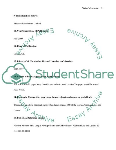 Article response about a movie