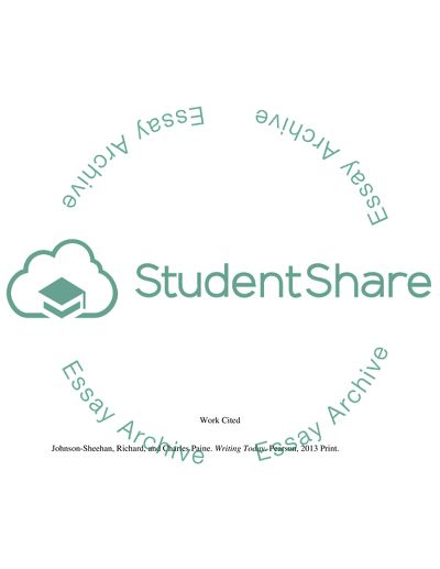 Draft, Structure and a Good Argument