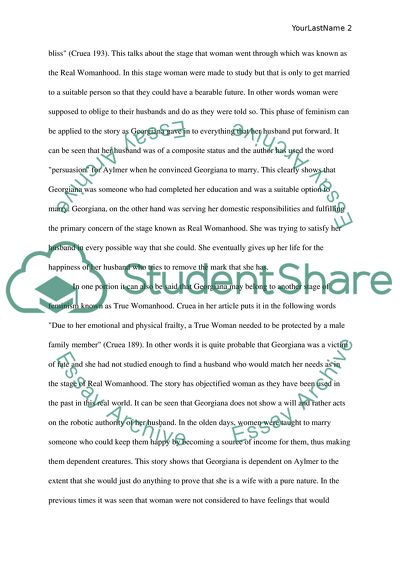 The Birthmark by Nathaniel Hawthorne