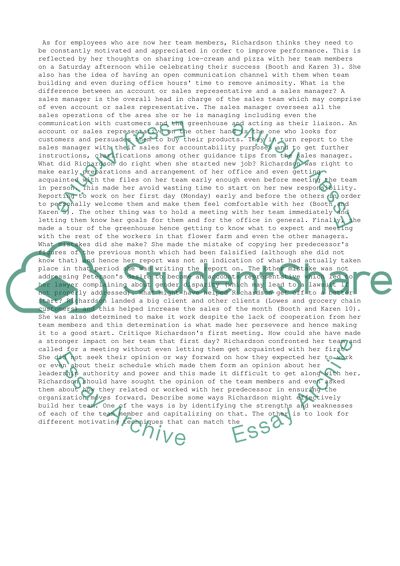 What Does Richardson Think Makes a Good Manager