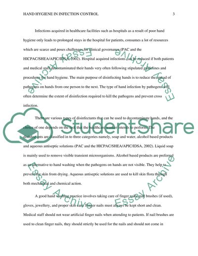 Hand Hygiene in infection control