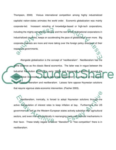 Globalization and Poverty