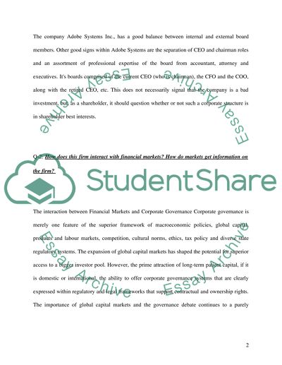 Corporate Finance ------ Analytical report