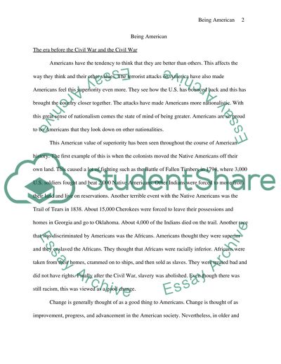 The Era before the Civil War and the Civil War