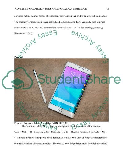 Advertising Campaign for Samsung Galaxy Note Edge