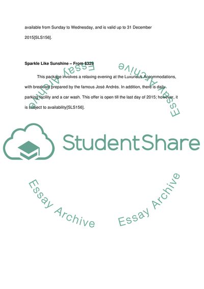 SLS Beverly Hill Specials package