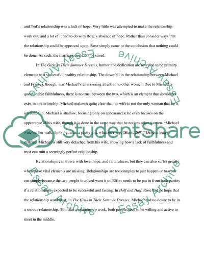 Most important emelnts in a relationship