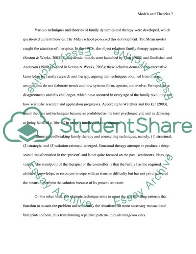 Applying Structural, Strategic, and Solution-Oriented Techniques to the Quest Family Case