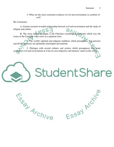 The Evil and the Environment Shattered World