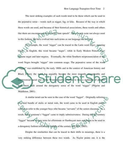 How Language Transpires over Time