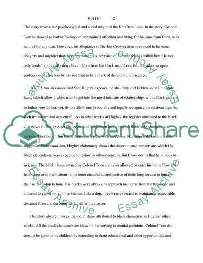 Repeating Themes and Metaphors in the Works of Langston Hughes