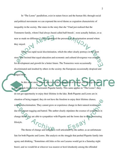 The loons essay image