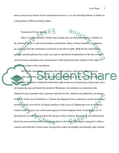 Legalization of Marijuana In California