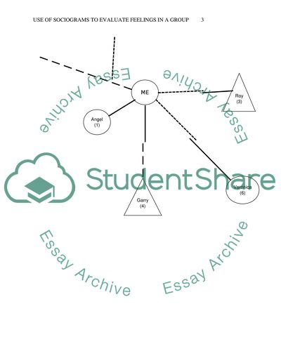 Sociogram in Evaluating Feelings in a Group