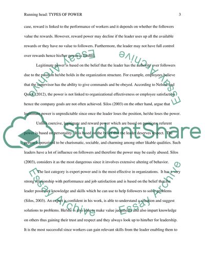 Essay about power and authority picture