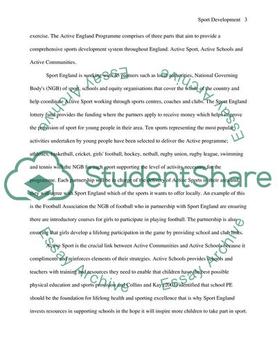 Key Concepts of Sport Development