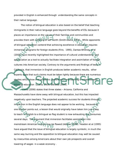 Advantages of Bilingual Education