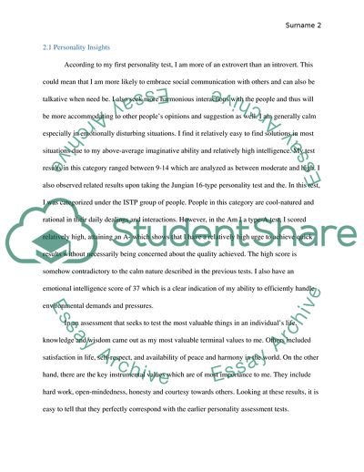 Individual Estimate and Reflection