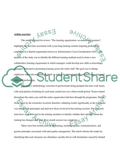 Human resource development