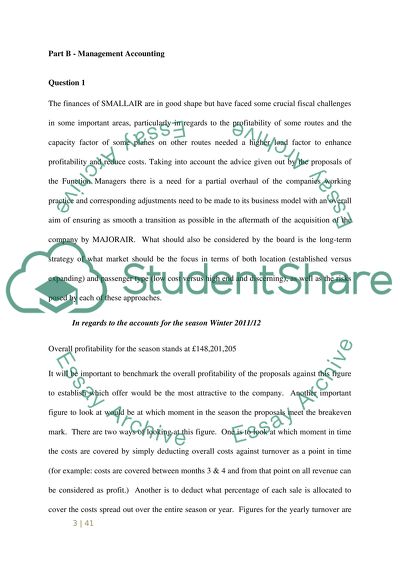 Management Accounting - MAJORAIR